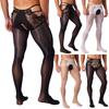 Men Shiny Sheer Pantyhose Tights Sexy Stockings Leggings Nightwear