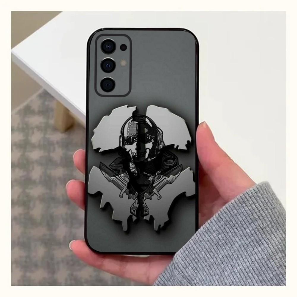 Чехол для телефона C-COD Call Of D-Duty Ghost для Samsung S24, S21, S22, S23, S30, Ultra, S20, Plus, Fe, Lite, Note, 10, 9, 5G Черный Мягкий Чехол