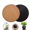 Kitchen Insulation Cork Pad PP Pad Cork Plastic Pad Flower Pot Pad Anti Slip Tea Cup Pad