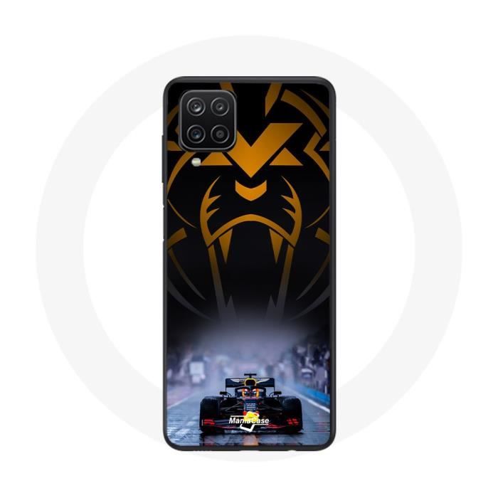 Coque pour Samsung Galaxy A42 5G Formule 1 Sebastian Vettel Pilote automobile F1 Noir