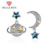 Temperament Star Moon Stud Earrings Jewelry Wedding Party Gift