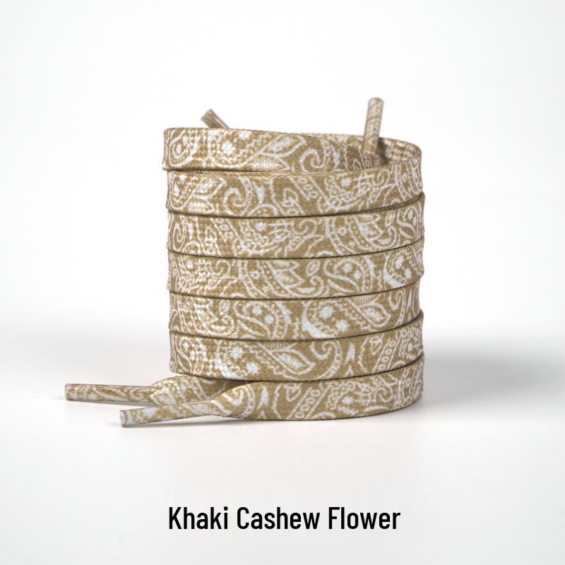 Cashew Flower Shoelaces for Air Force 1, Canvas Shoes, and Dunk Sneakers – Unisex