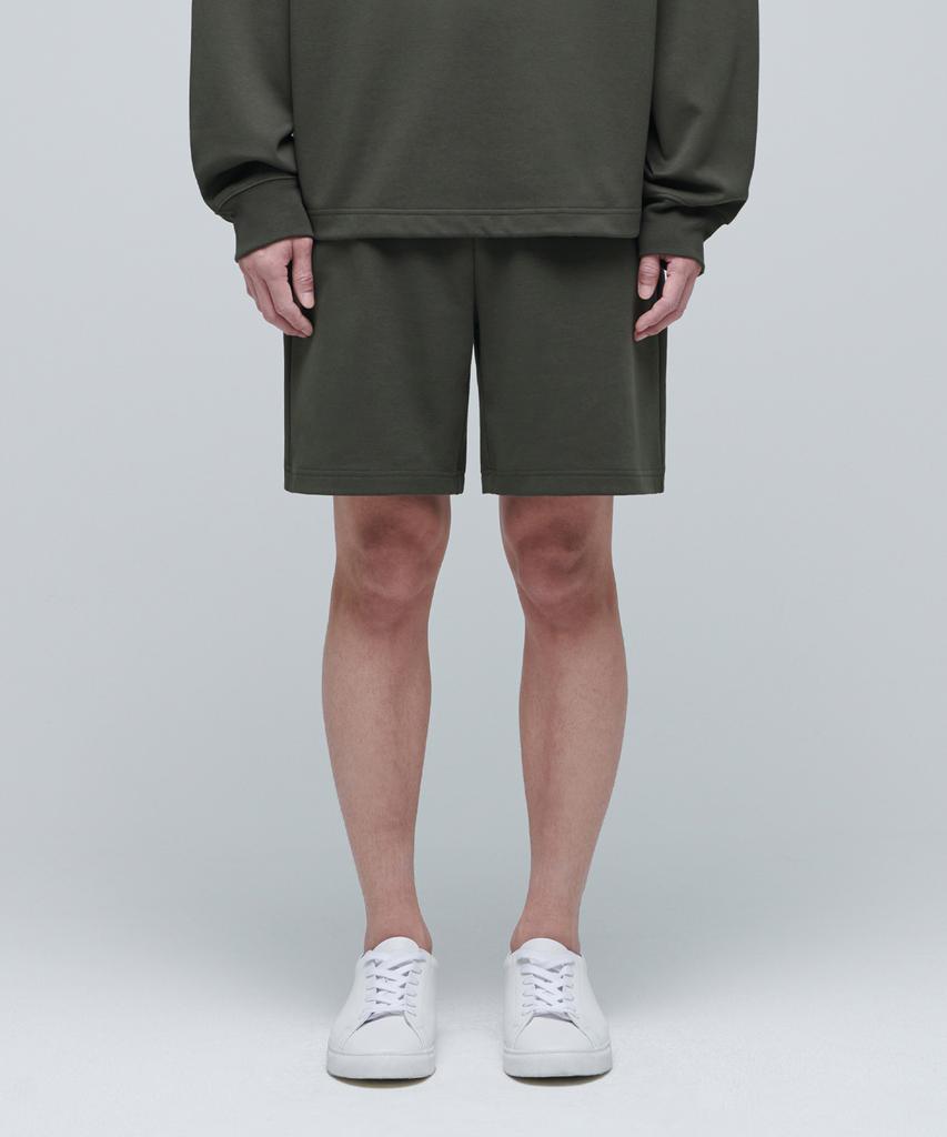 MUSINSA STANDARD Flat Terry Sweat Shorts [Dusty Khaki]