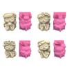 4pcs Flower Pot Silicone Mold Girl Succulent Planter Concrete Mold DIY Craft Resin Epoxy Mold DIY Pen Holder Decoration