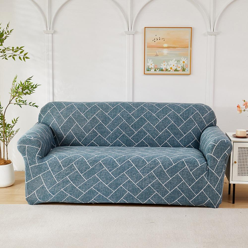 Эластичный диванный чехол с принтом Универсальный тянущийся протектор для дивана Защитник мебели
