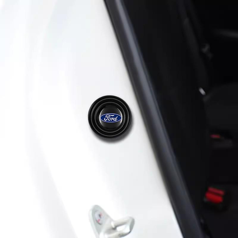 Car Silicone Door Shock Stickers Absorber Soundproof Buffer Pad Accessories For Ford ST Focus Fiesta Mondeo Kuga Mustang Escort