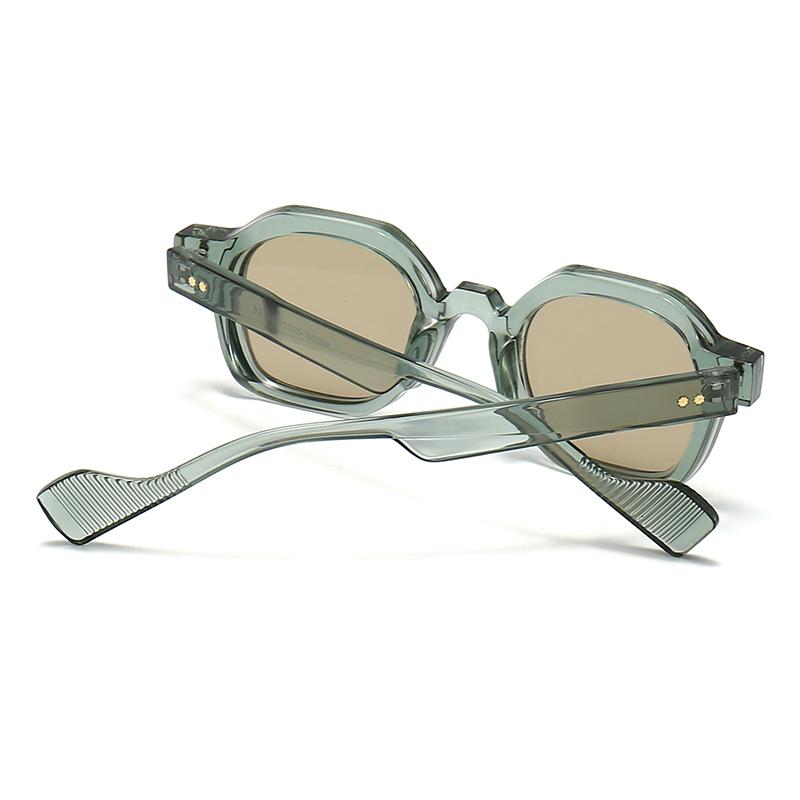 Cross-Border European and American Narrow Frame Export Sun Glasses Trendy Street Photography Sun Glasses for Women Modern Charm R