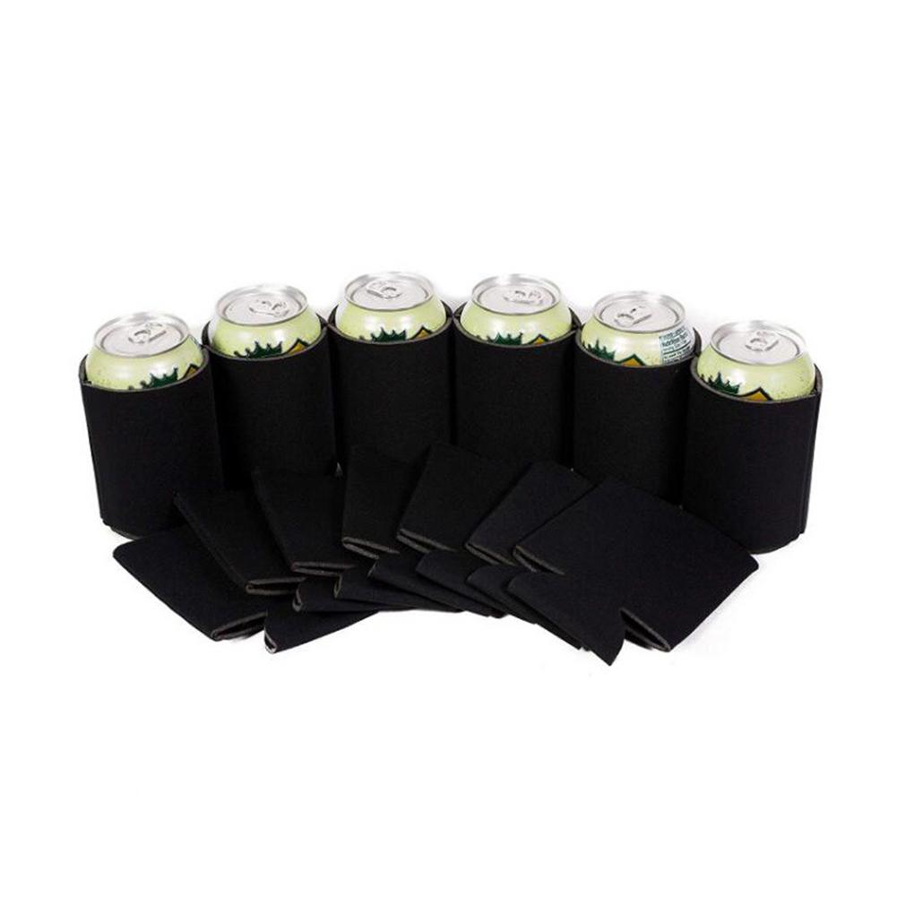 10* Foldable Insulated-Beer Can Cooler Sleeve Cover Reusable Drink Replacement