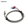 SNDHEATER REX-C410 Digital PID Temperature Controller AC 220V 50HZ 60HZ SSR Relay Output with M6 Thread Thermocouple Type K 400C