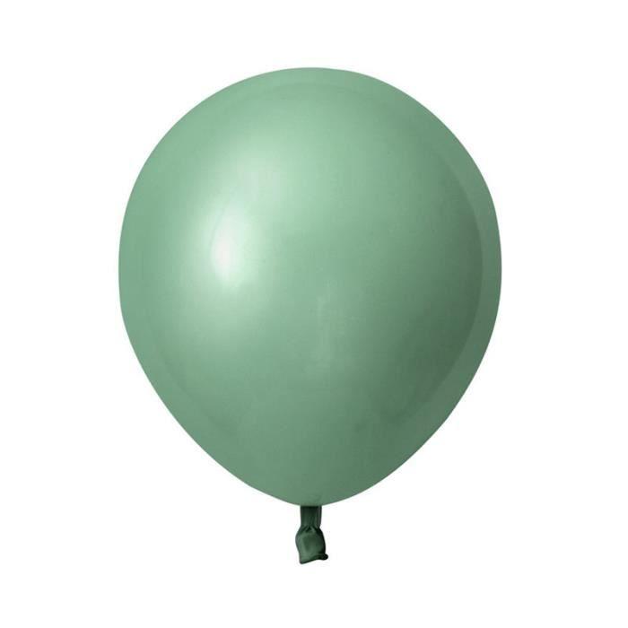 Kit guirlande DIY Sage Green Balloon Arch - Marque - Modèle - 137 pièces - Vert sauge + blanc mat + chrome doré