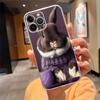 Phone Case For iphone 17 Pro Max Air 16 15 14 13 Pro Max 15 16 Pro 15Plus Rabbit Bunny Animal Shell Case Funda