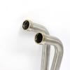 Slip On Stainless Steel Motorcycle Exhaust Middle Pipe And Front Link Pipe Full System For Yamaha YZF R25 R3 MT03 MT25