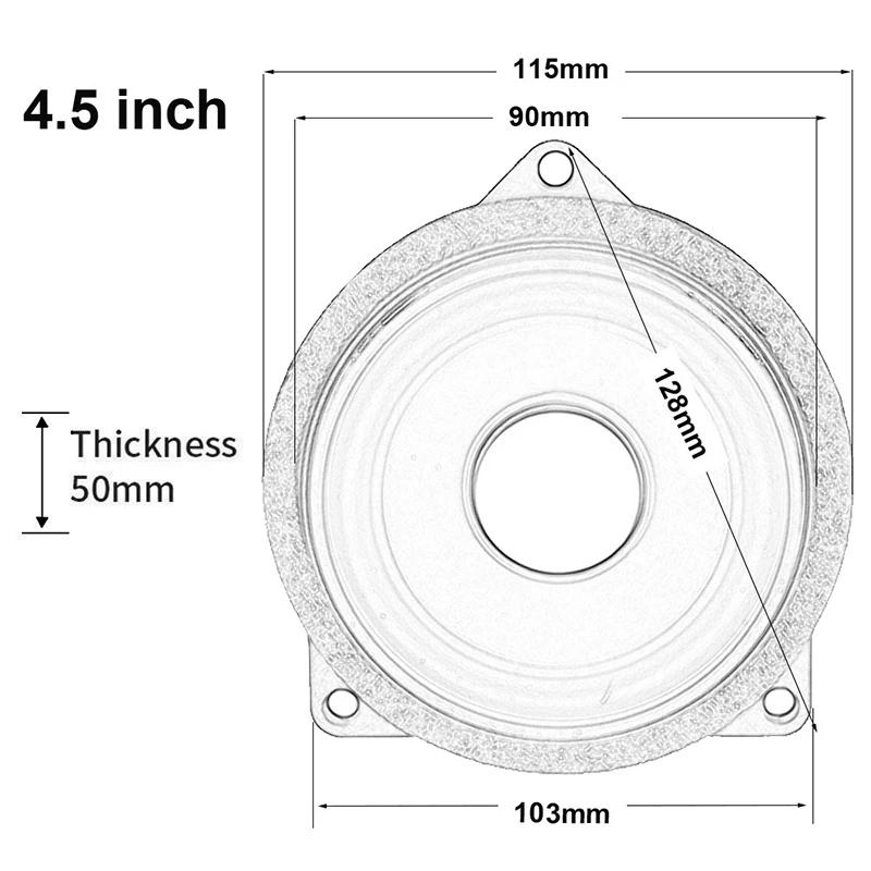 Автомобильный 4,5-дюймовый рупор для BMW F30 G30 G20 G01 F48 F20 F23 F34 3GT X1 X2 Панель двери Среднечастотный динамик Hi-Fi Аудио Громкоговоритель стерео