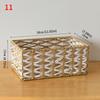 Woven Storage Basket Handmade Paper Rope Basket Storage Bin Woven Organiser Box For Living Room Entryway Bedroom Dresser