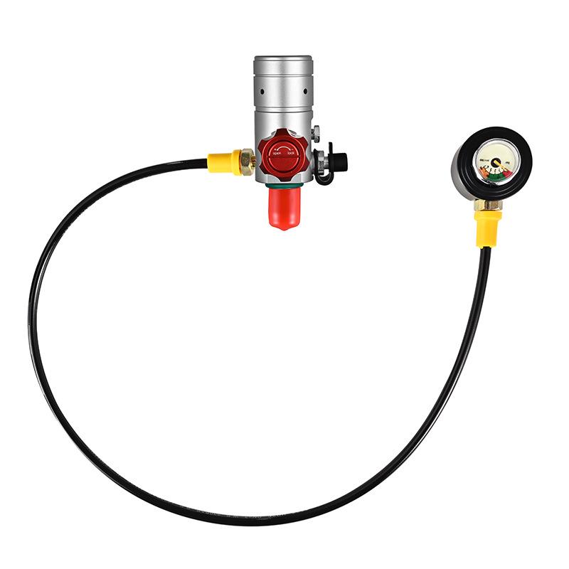 DIDEEP X5000Pro 2L Комплект для дайвинга и снорклинга с аквалангом и манометром