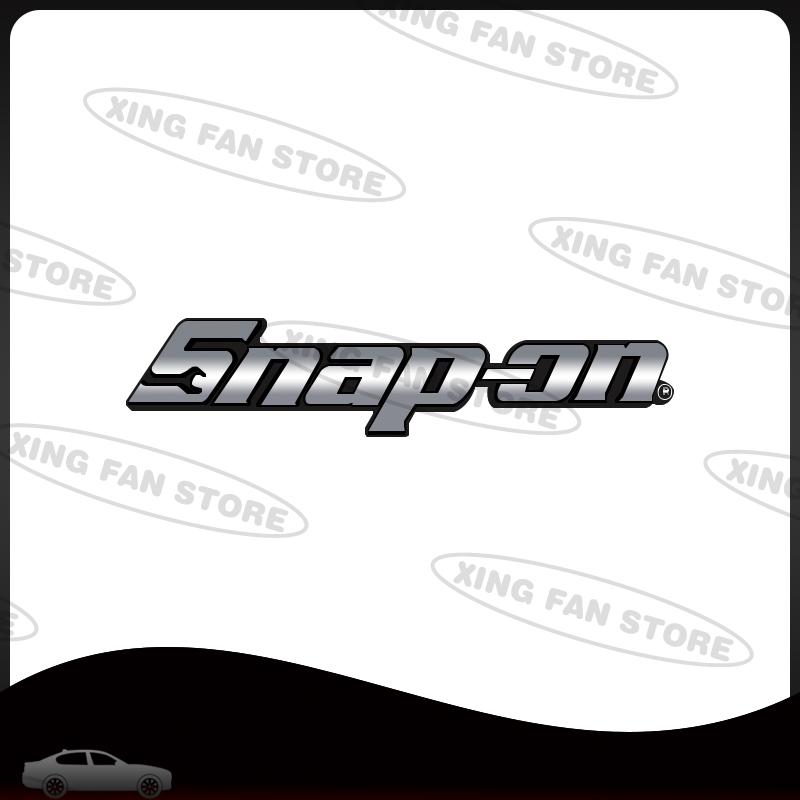 Auto Styling Snap On Tools Box Toolkit Metal Grille Emblem Car Rear Trunk Badge Decal Body Sticker Auto Universal Accessories