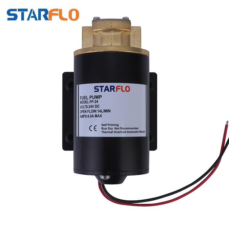 24V DC 14LPM Portable Electric Small Reversible Self Priming Heavy Oil Hydraulic Gear Oil Pump