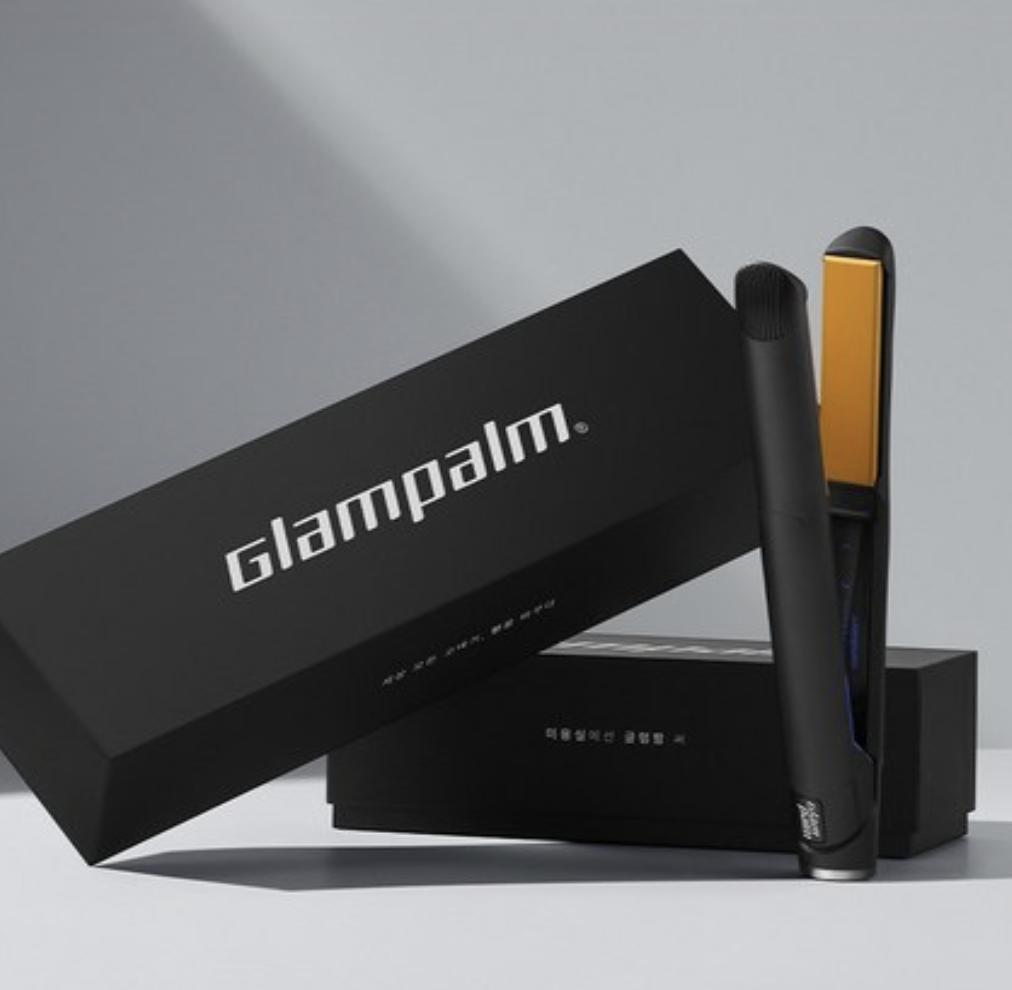 Glampalm Классический выпрямитель для волос Flat Medium с колпачком GP201-T1.0 Гладкая укладка Контроль завивки 1 шт. Керамический стайлер Профессиональный стайлер