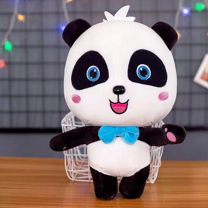 Мягкая плюшевая игрушка Baby Bus Panda Kiki Miu Miu, 22/30/50 см, мягкий и удобный плюшевый автобус, милый подарок на день рождения для детей.