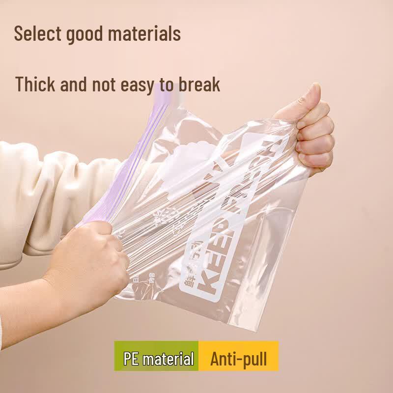 CHAHUA Double-Ribbed Reusable Food Storage Bags