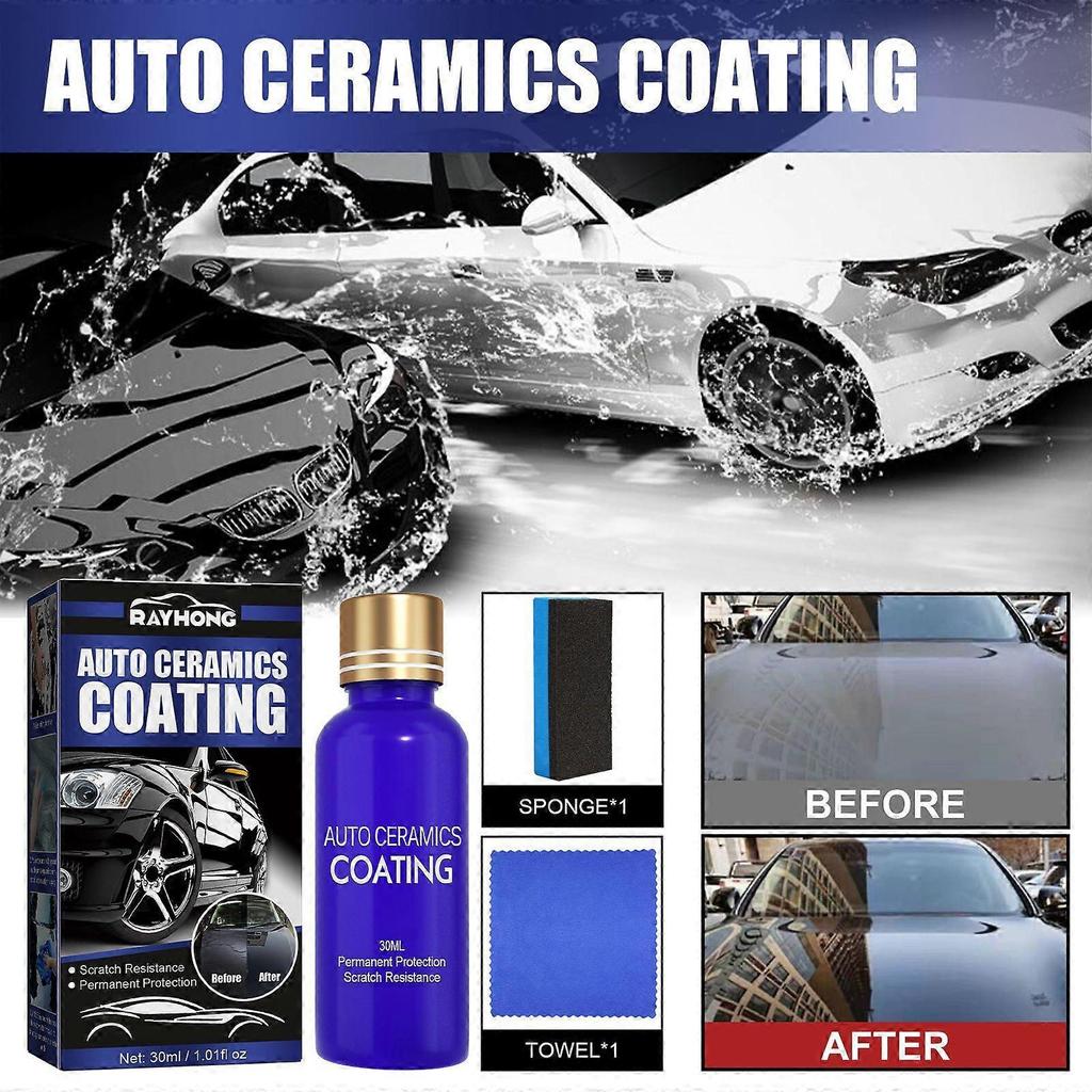 Car crystal coating liquid cleaning decontamination waterproof dust scratch care car paint maintenance renovation coating 1