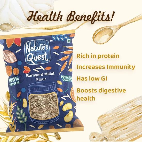 Мука из проса Nature's Quest Barnyard | Хира Мука | Суонк Мука | Кутираивали Маву | Удалу Мука | Кодисама Мука | Кавадапуллу 1800 Гм