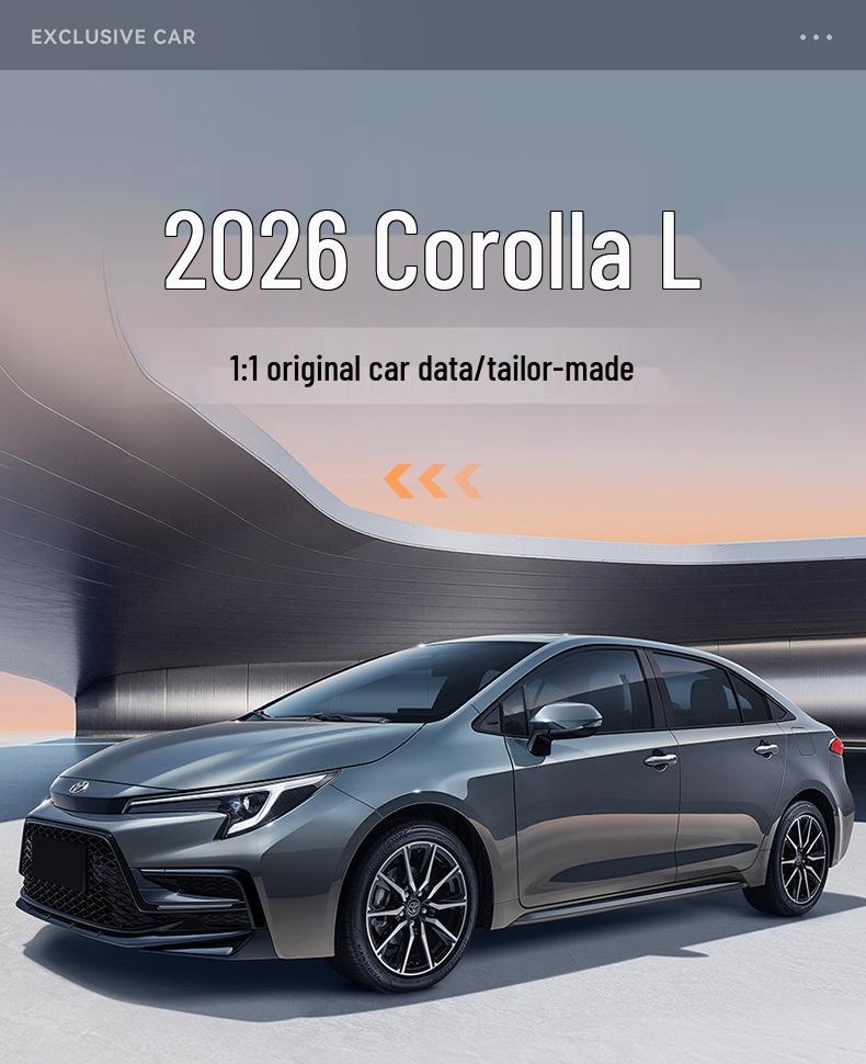 Всесезонные чехлы и подушки на сиденья для Toyota Corolla L 2026 года