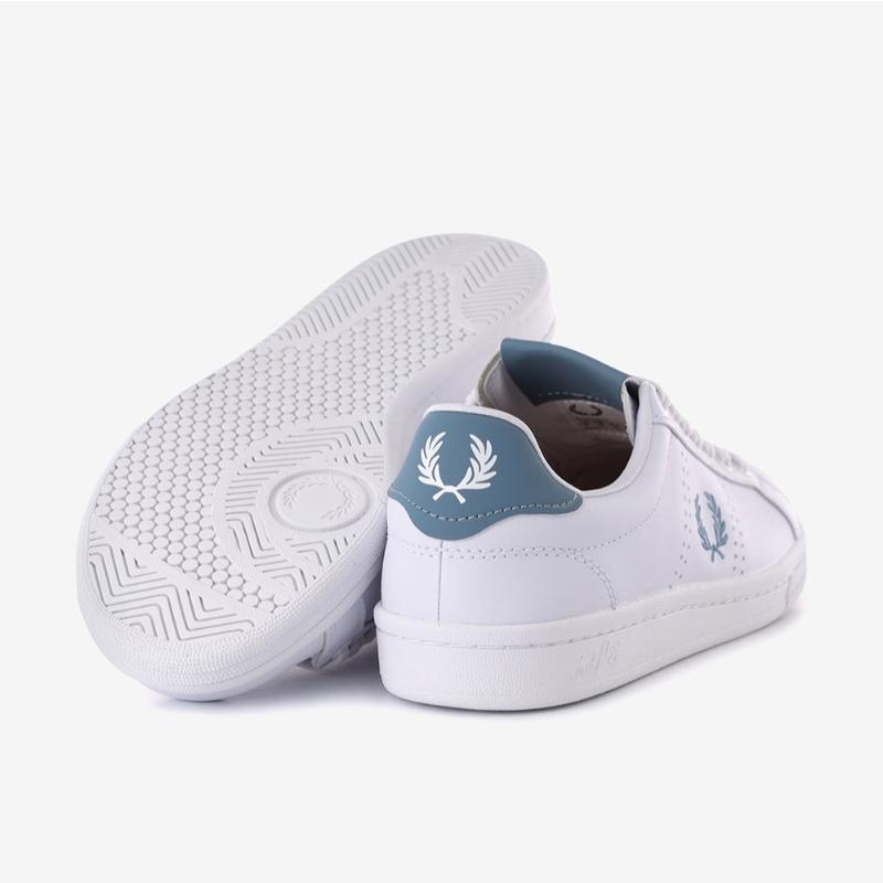 Fred Perry Unisex Leather Sneakers B721 Leather Sfpu2314321 574