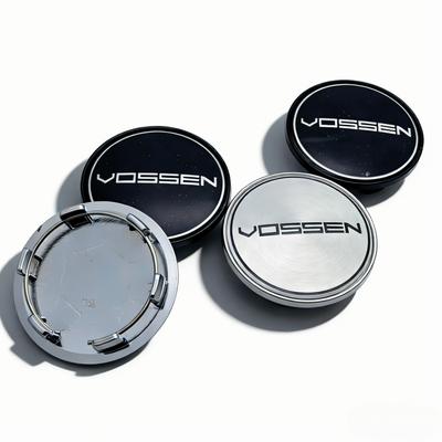 4 шт. Эмблема логотипа Vossen Колпачки центральных отверстий дисков автомобиля 69 мм 56 мм Ступицы колес Пылезащитные колпачки Диски Колпаки ступицы Пылезащитная крышка Замена Автоаксессуары
