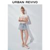 UR 2025 Women's Color-Block Print Short Sleeve T-Shirt