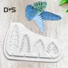 Food Grade Dessert Mold Heat Resistant Silicone 3D DIY Leaf Shaped Cake Dessert Mold Decoration Kitchen Supplies