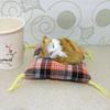 Имитация кошки кукла плюшевая игрушка мини реалистичные спящие котята на коврике фигурка