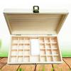 Wooden Essential Oil Box Container Organizer Solid Natural Wood Storage Case
