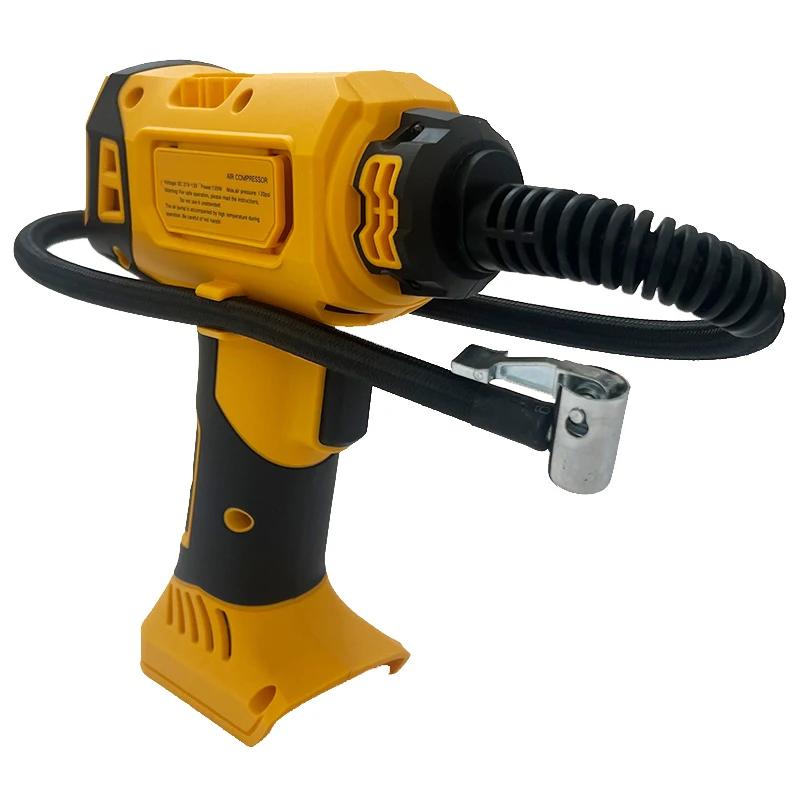 Беспроводной автомобильный насос Dewalt, перезаряжаемый ручной воздушный компрессор с цифровым манометром для шин автомобиля