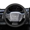 Для 35-36,5 см Круглая Накладка на Руль Ультратонкая Микрофибра Кожа Camry 86 Scion FR-S GT86 Prius bZ4X Corolla Levin