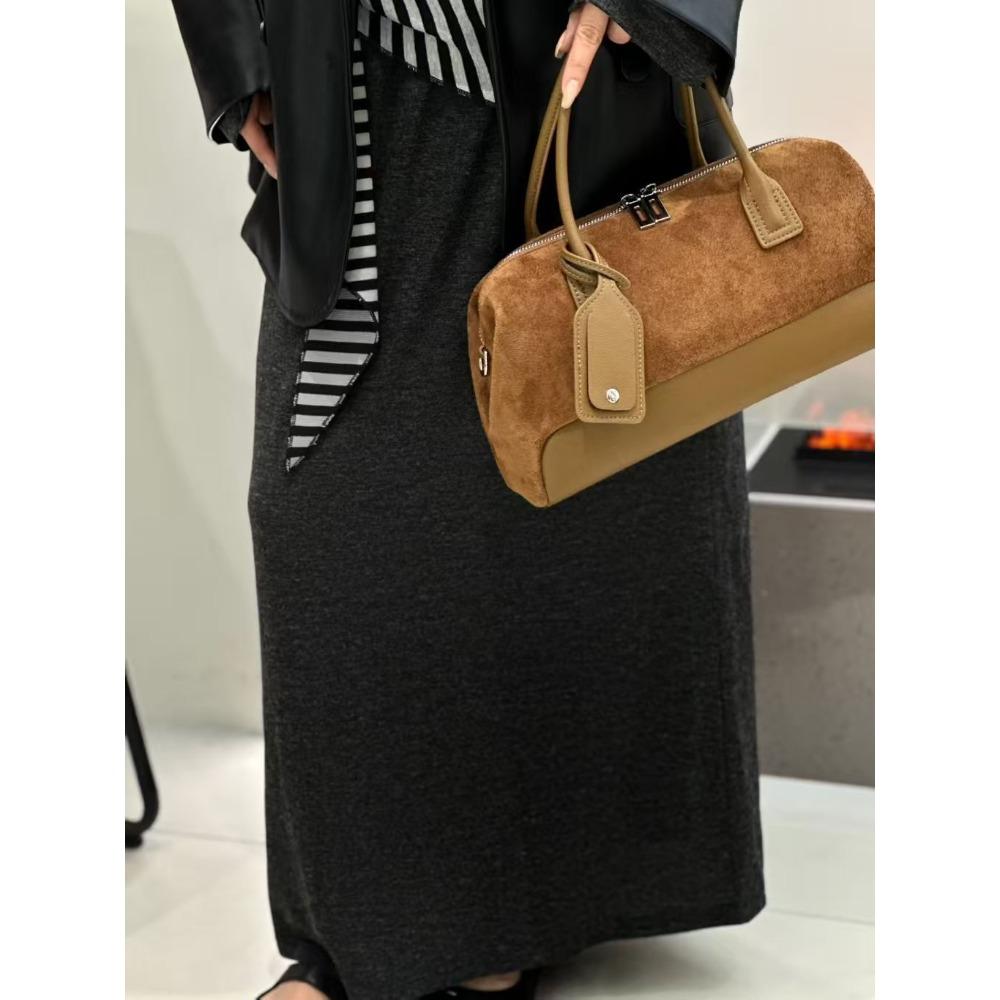 Ретро Сумка Женская из Кожи с Масляной Пропиткой 2025 Новая и Цветная Сумка Мессенджер Сумка Под Мышку Женская Сумка из Натуральной Кожи Повседневная Сумка