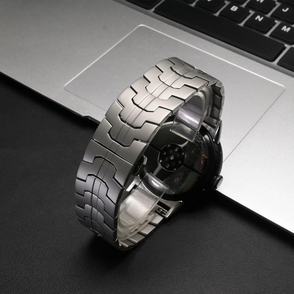 Butterfly Buckle Strap for Google Pixel Watch 4 45mm/3 45mm Titanium Alloy Watch Band