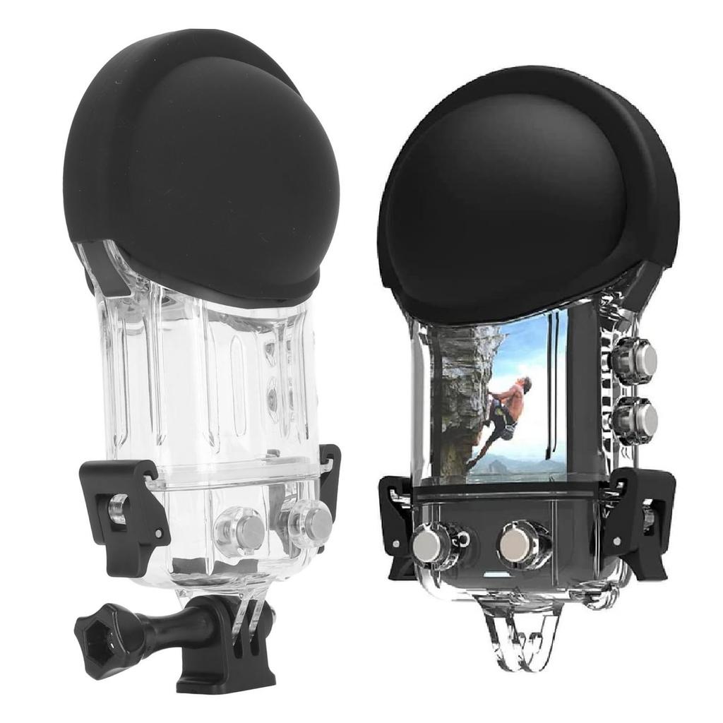 Camera Underwater Dive Protective Shell Hydrophobic Coating Clear Dive Case 164ft IPX8 Waterproof for ONE X3 Camera