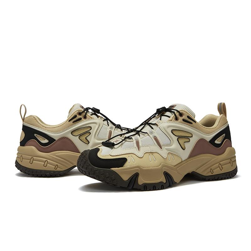 Fila Fusion Криптонит Низкие Папины Кроссовки Мужские кроссовки Туманно-серый Лунно-каменный-желтый T12M431601FFM