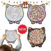 135-piece Morandi-colored Cat-shaped Puzzle Macaron Color Animal Cats Decorative Cut Cat Pieces