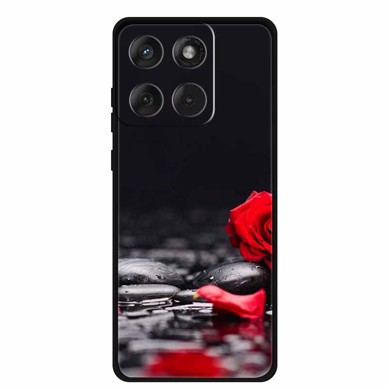 Чехол для телефона Motorola Edge 70 5G 2025 Задняя крышка Черный Силиконовый Мягкий Funda Para Для Motorola Moto X70 Air 5G Чехол Coque