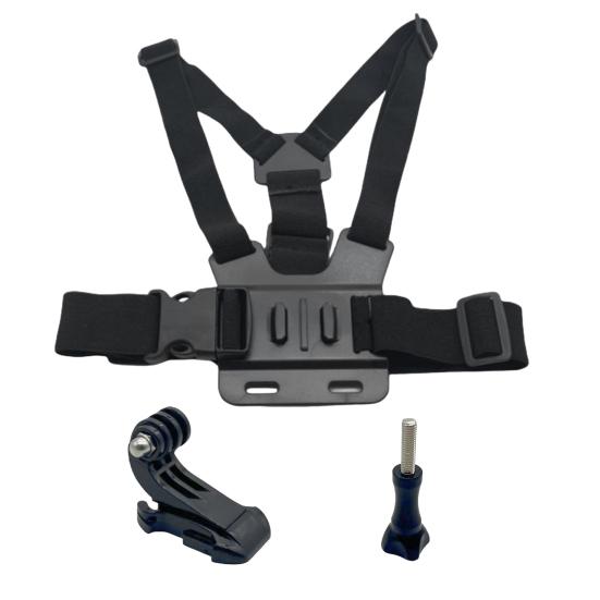 Phone Mount Holder Chest Strap Action Camera Bracket Adjustable Easy To Install 360-Degree Rotation Phone Clip Chest Strap Kit