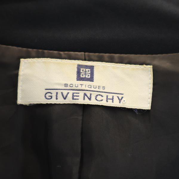 Givenchy Приталенный пиджак 36 черный блейзер Женский Б/у