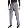 Anta Solid Color Drawstring High Waist Straight Leg Sports Pants Men Pants Gray 152247512S-2