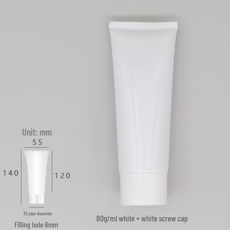 80 г 80 мл очищающее средство для лица, солнцезащитный крем и крем для рук в белой тубе