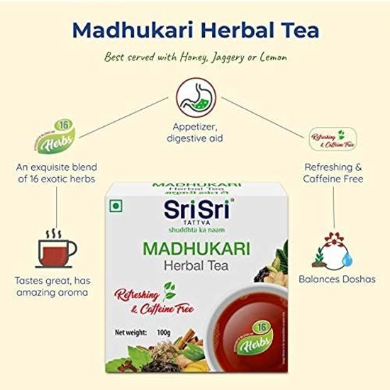 Sri Sri Tattva Травяной чай Мадхукари, 100 г