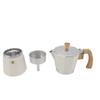 Aluminum Material Italian Mocha Pot 300ml Capacity 6 Cups Moka Pot Aluminum Coffee Pot  Kitchen Use