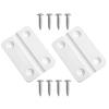 2pcs Replacement Hinges with 8pcs Stainless Screws Parts Kit for Igloo Coolers