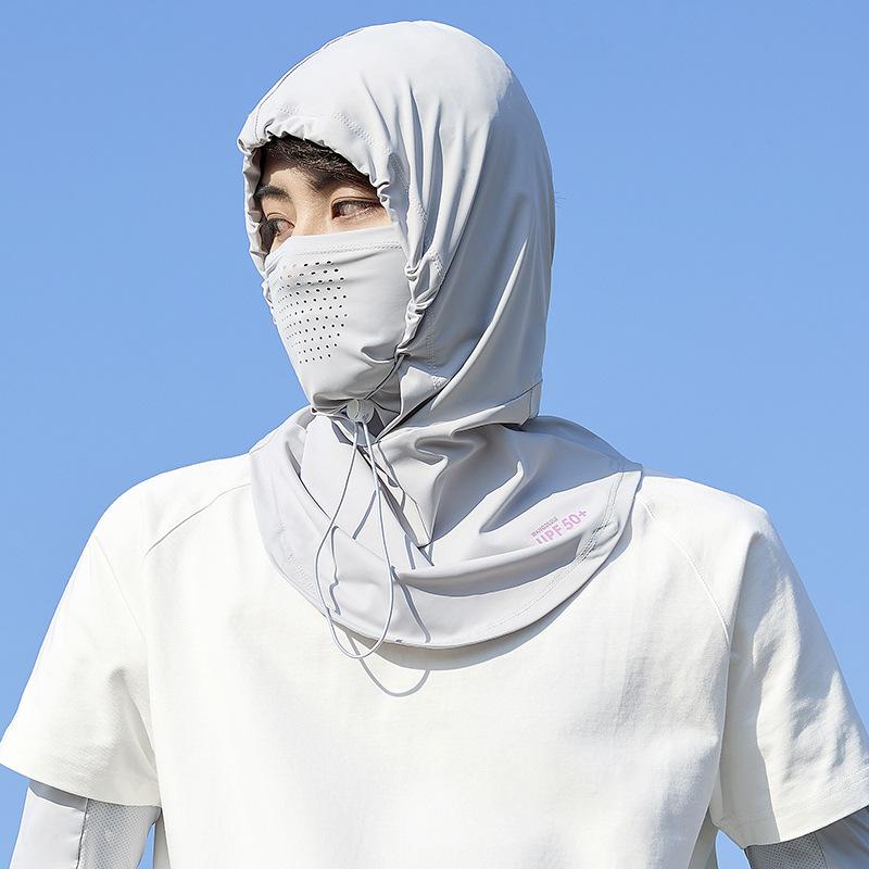 Outdoor cycling play protective mask neck protection sunshade warm dustproof leisure simple versatile mask hat