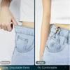 No Sew Jeans Button Adjustable Detachable Button Snap Button Waist Tightener